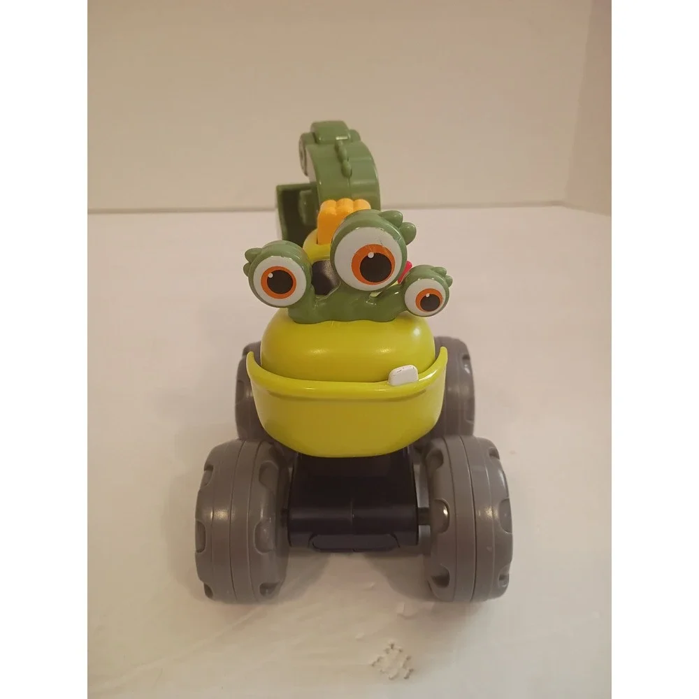 Monster 03 Excavator Truck Toy Green Yellow Monster Digging Arm Interactive Toy